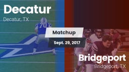 Matchup: Decatur  vs. Bridgeport  2017