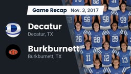 Recap: Decatur  vs. Burkburnett  2017
