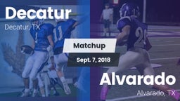 Matchup: Decatur  vs. Alvarado  2018