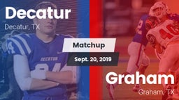 Matchup: Decatur  vs. Graham  2019