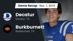 Recap: Decatur  vs. Burkburnett  2019