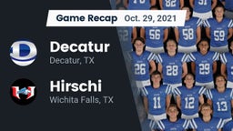 Recap: Decatur  vs. Hirschi  2021