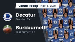 Recap: Decatur  vs. Burkburnett  2021