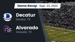Recap: Decatur  vs. Alvarado  2022