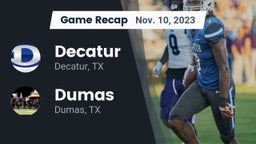 Recap: Decatur  vs. Dumas  2023
