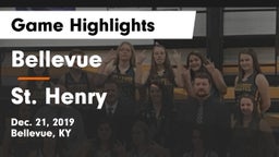 Bellevue  vs St. Henry  Game Highlights - Dec. 21, 2019