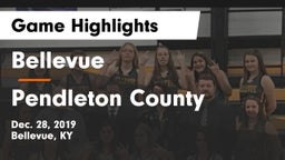 Bellevue  vs Pendleton County  Game Highlights - Dec. 28, 2019