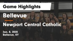 Bellevue  vs Newport Central Catholic  Game Highlights - Jan. 8, 2020