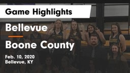 Bellevue  vs Boone County  Game Highlights - Feb. 10, 2020