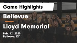 Bellevue  vs Lloyd Memorial  Game Highlights - Feb. 12, 2020