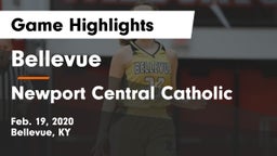 Bellevue  vs Newport Central Catholic  Game Highlights - Feb. 19, 2020