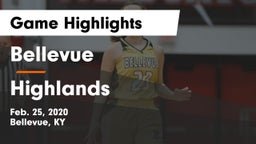 Bellevue  vs Highlands  Game Highlights - Feb. 25, 2020