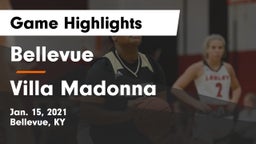 Bellevue  vs Villa Madonna  Game Highlights - Jan. 15, 2021