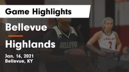 Bellevue  vs Highlands  Game Highlights - Jan. 16, 2021