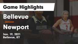 Bellevue  vs Newport  Game Highlights - Jan. 19, 2021