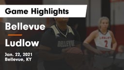 Bellevue  vs Ludlow  Game Highlights - Jan. 22, 2021