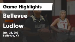 Bellevue  vs Ludlow  Game Highlights - Jan. 28, 2021