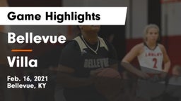 Bellevue  vs Villa Game Highlights - Feb. 16, 2021