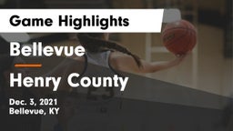 Bellevue  vs Henry County  Game Highlights - Dec. 3, 2021