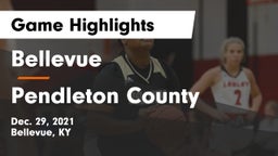 Bellevue  vs Pendleton County  Game Highlights - Dec. 29, 2021