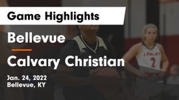 Bellevue  vs Calvary Christian Game Highlights - Jan. 24, 2022