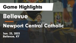 Bellevue  vs Newport Central Catholic  Game Highlights - Jan. 23, 2023