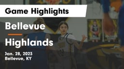 Bellevue  vs Highlands  Game Highlights - Jan. 28, 2023