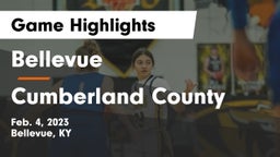 Bellevue  vs Cumberland County  Game Highlights - Feb. 4, 2023