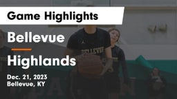 Bellevue  vs Highlands  Game Highlights - Dec. 21, 2023