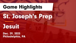 St. Joseph's Prep  vs Jesuit  Game Highlights - Dec. 29, 2023