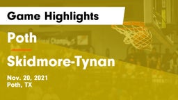 Poth  vs Skidmore-Tynan  Game Highlights - Nov. 20, 2021