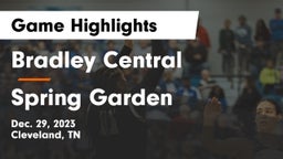 Bradley Central  vs Spring Garden  Game Highlights - Dec. 29, 2023