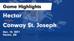 Hector  vs Conway St. Joseph Game Highlights - Dec. 10, 2021