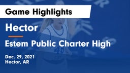 Hector  vs Estem Public Charter High Game Highlights - Dec. 29, 2021
