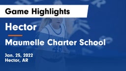 Hector  vs Maumelle Charter School Game Highlights - Jan. 25, 2022