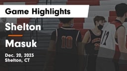 Shelton  vs Masuk  Game Highlights - Dec. 20, 2023