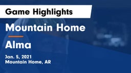 Mountain Home  vs Alma  Game Highlights - Jan. 5, 2021