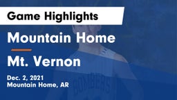 Mountain Home  vs Mt. Vernon  Game Highlights - Dec. 2, 2021