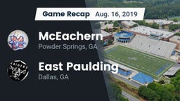 Recap: McEachern  vs. East Paulding  2019