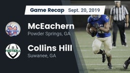 Recap: McEachern  vs. Collins Hill  2019