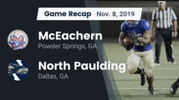 Recap: McEachern  vs. North Paulding  2019