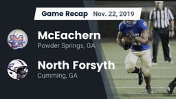 Recap: McEachern  vs. North Forsyth  2019
