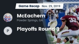 Recap: McEachern  vs. Playoffs Round 3 2019