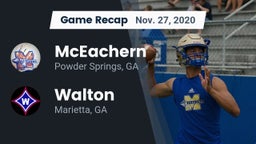 Recap: McEachern  vs. Walton  2020