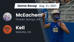 Recap: McEachern  vs. Kell  2021