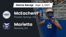 Recap: McEachern  vs. Marietta  2021