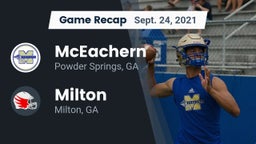 Recap: McEachern  vs. Milton  2021