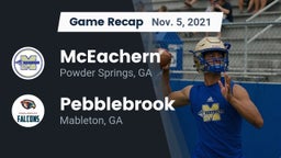 Recap: McEachern  vs. Pebblebrook  2021