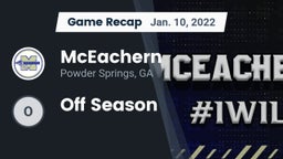 Recap: McEachern  vs. Off Season 2022