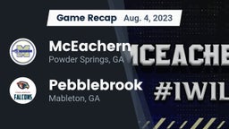 Recap: McEachern  vs. Pebblebrook  2023